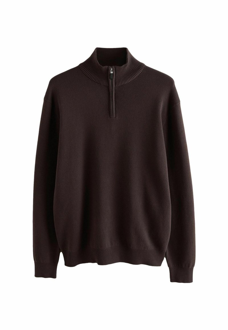 Allthemen Heren Casual Quarter Zip Trui Gebreide Trui Stand Kraag
