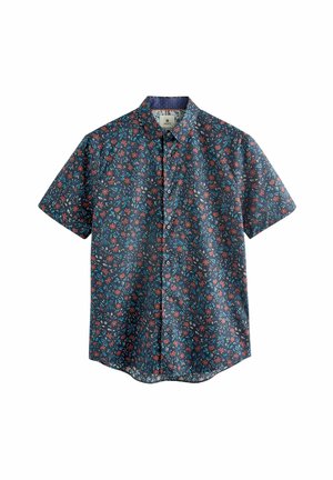 PRINTED SHORT SLEEVE  FIT-REGULAR FIT - Majica - navy blue