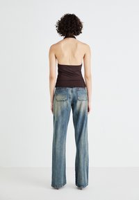 Gina Tricot SOFT TOUCH HALTERNECK TOP - Topp - java