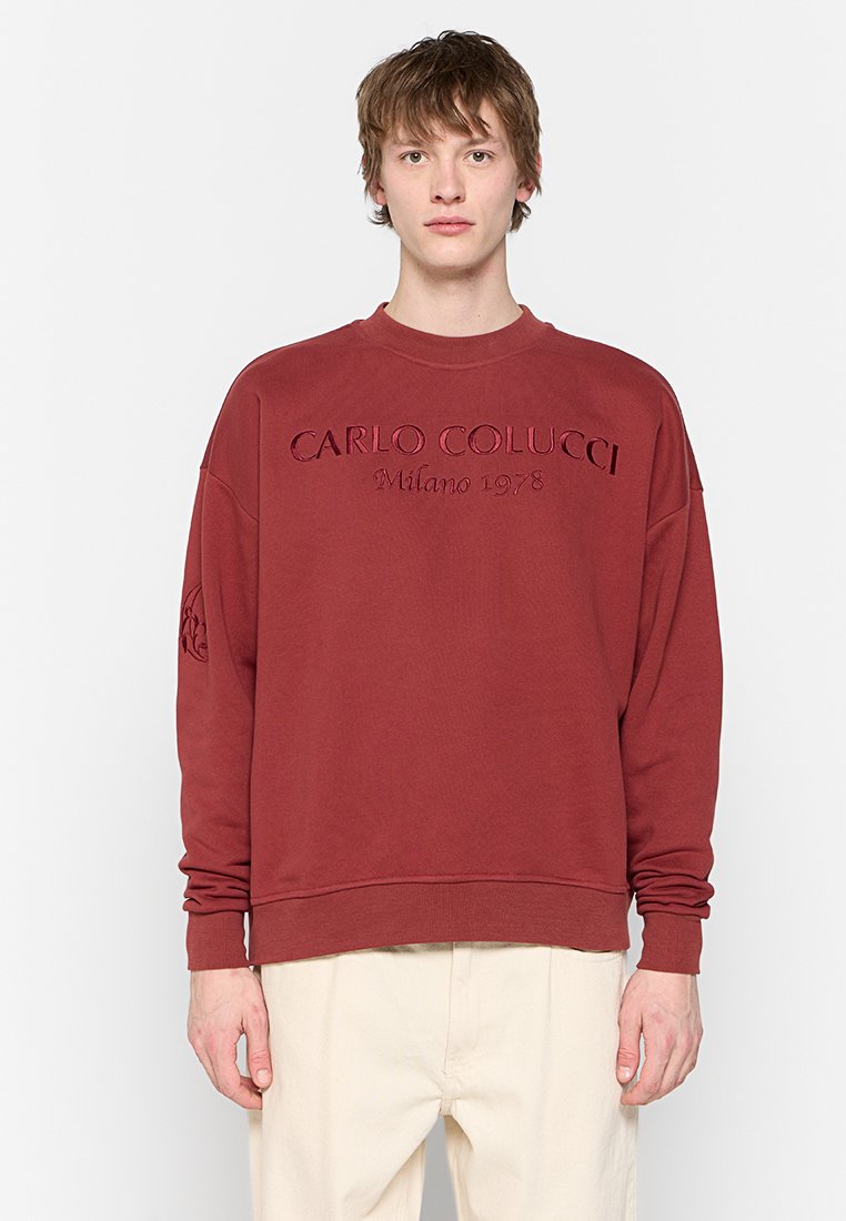 carlo colucci Sweater rood carlo colucci Sweater rood