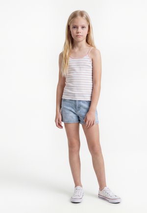 Urban Classics STRIPED - Top - white powderrose