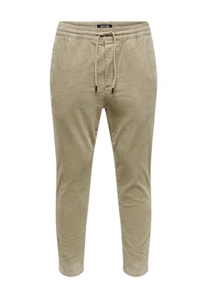 Only & Sons ONSLINUS CROPPED PANT CORD - Püksid - chinchilla