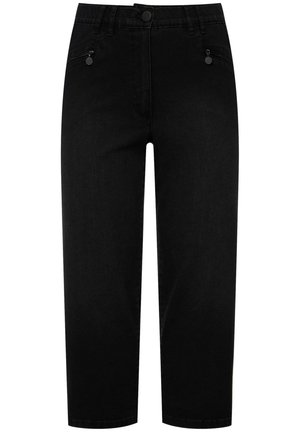 Ulla Popken, Mony taille élastique - Denimshorts - noir