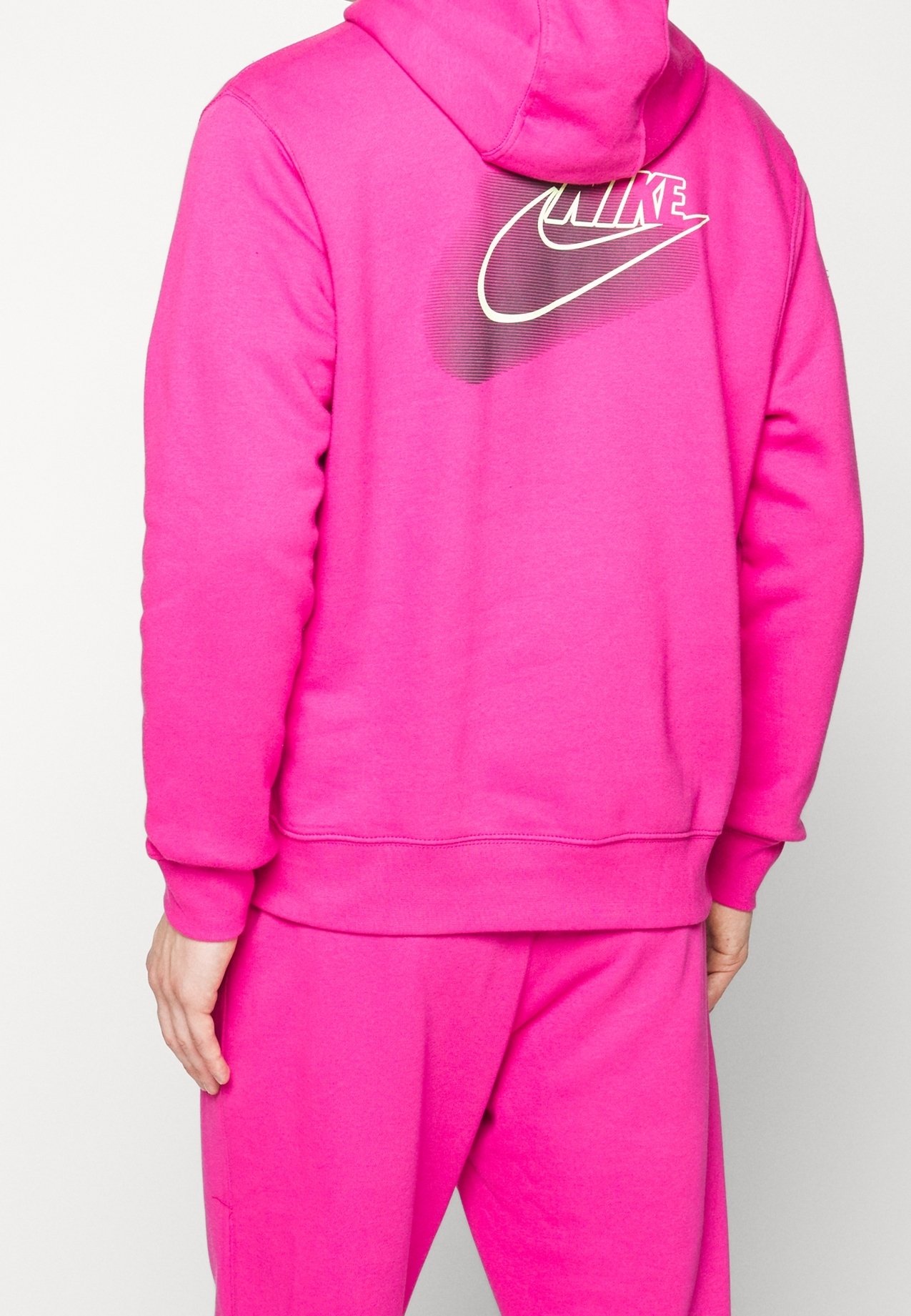 neon pink nike hoodie