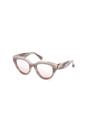 GLIMPSE - Gafas de sol - bianco avorio-marrone (specchiato)