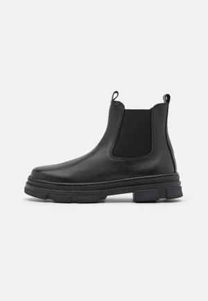 LEATHER - Stövletter - black