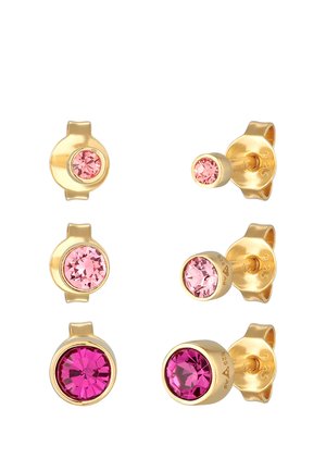 Elli JEWLERY SET 3 PACK - Ohrringe - pink