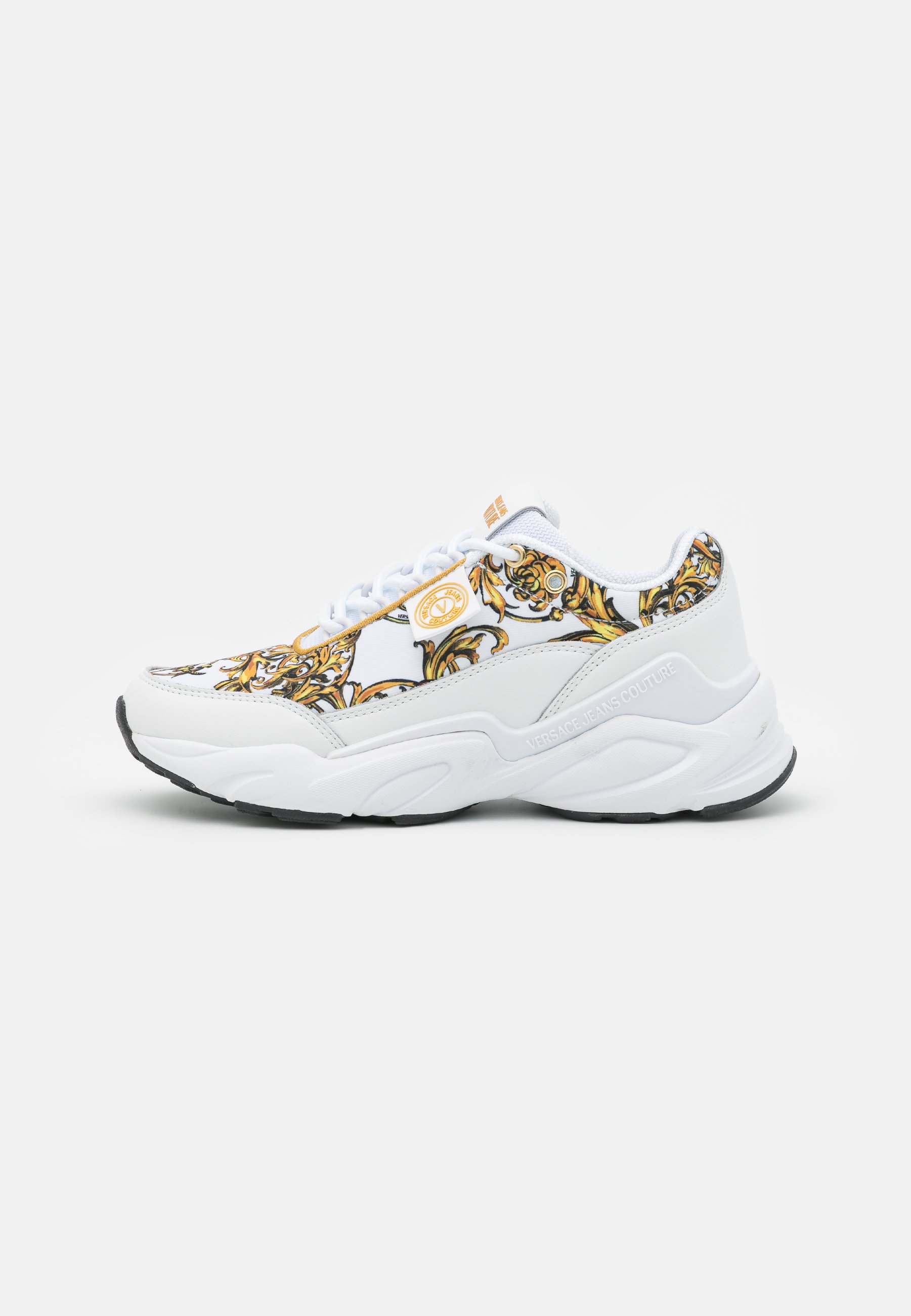 Versace Jeans Couture WAVE MAIN - Sneakers basse - white/gold/bianco -  Zalando.it
