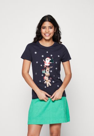 ONLY ONLXMAS LIFE CHRISTMAS  - T-shirt print - night sky