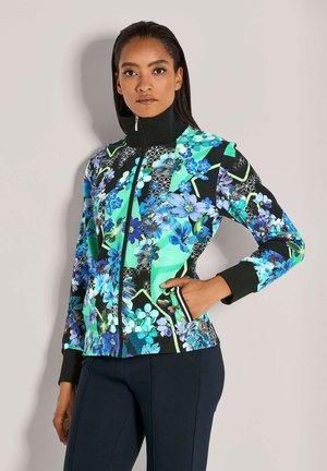 Lichte jas - turquoise   multicolor