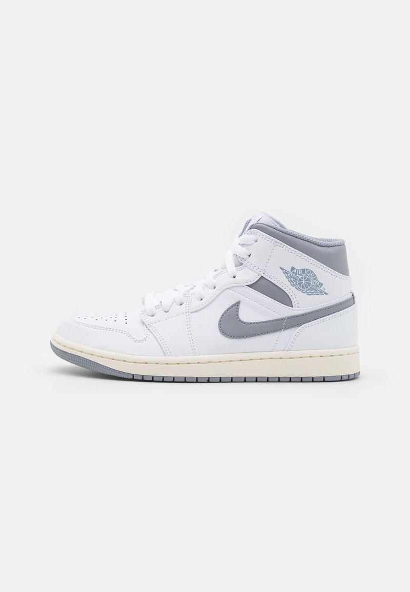 Jordan - AIR JORDAN 1 MID - Sneakers hoog - white/stealth, Vergroten