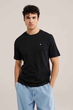 WE Fashion, THE ULTRA SOFT - T-shirt basique - black