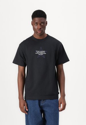 RAW ENERGY STAR TEE UNISEX - Tricou cu imprimeu - black