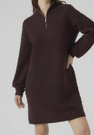 Robe pull - bordeaux