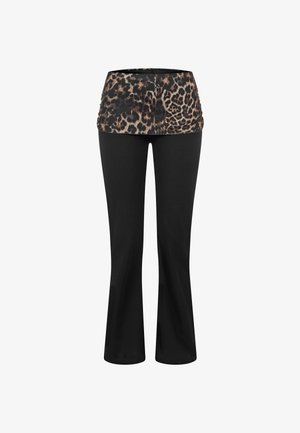 Cloud 5ive, TURN UP PANTS - Pantalones - black brown