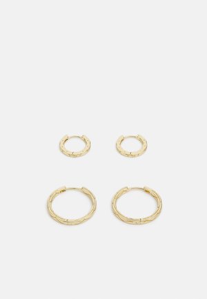 BLOSSOM RECYCLED HOOP EARRINGS 2 PACK - Orecchini - gold-coloured