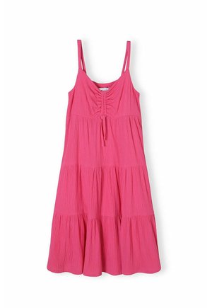 STRAPS - Jurk - neon pink
