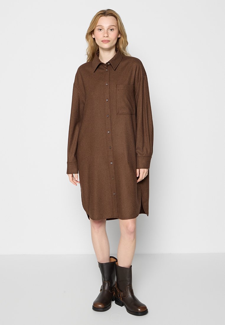 Marc O’Polo Blousejurk donkerbruin