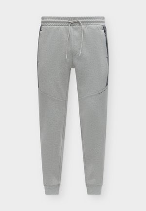Jack & Jones, JPSTGORDON BOLT - Tracksuit bottoms - light grey melange/dgm