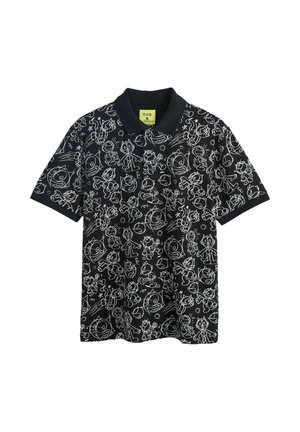REGULAR FIT - LICENCED SHORT SLEEVE - Pólóing - black/white felix