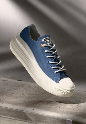 CHUCK TAYLOR ALL STAR MOVE PLATFORM - Baskets basses - slacker blue/egret/black