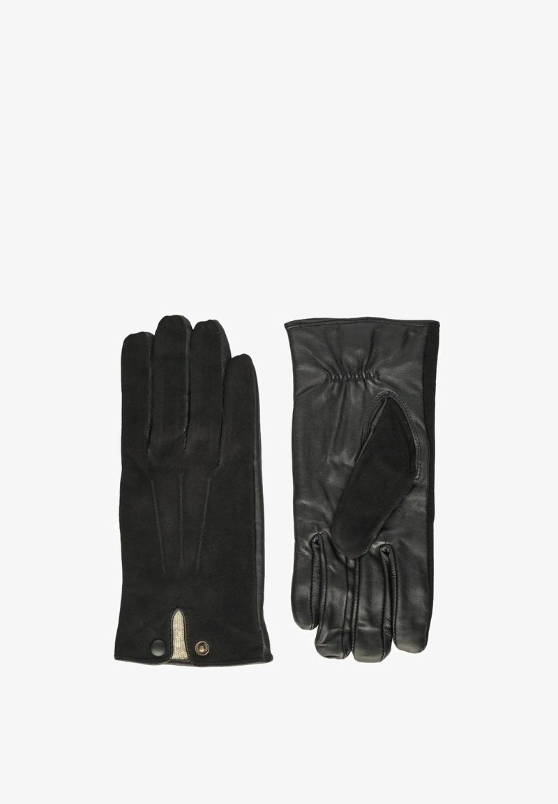 John Henric ASPEN SUEDE - Handschoenen - black