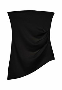 ASYMMETRIC BANDEAU - Top - black
