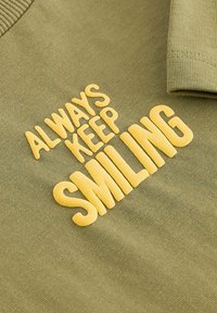 Next SIMPLE SHORT SLEEVE - T-shirts print - khaki green