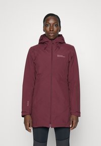 Jack Wolfskin HEIDELSTEIN - Zimní kabát - dark maroon