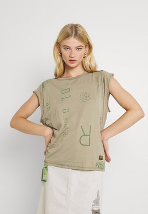 GSRAW KNOT - T-shirt print - hatton contour