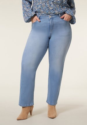 JACKIE - Bootcut jeans - bleached denim