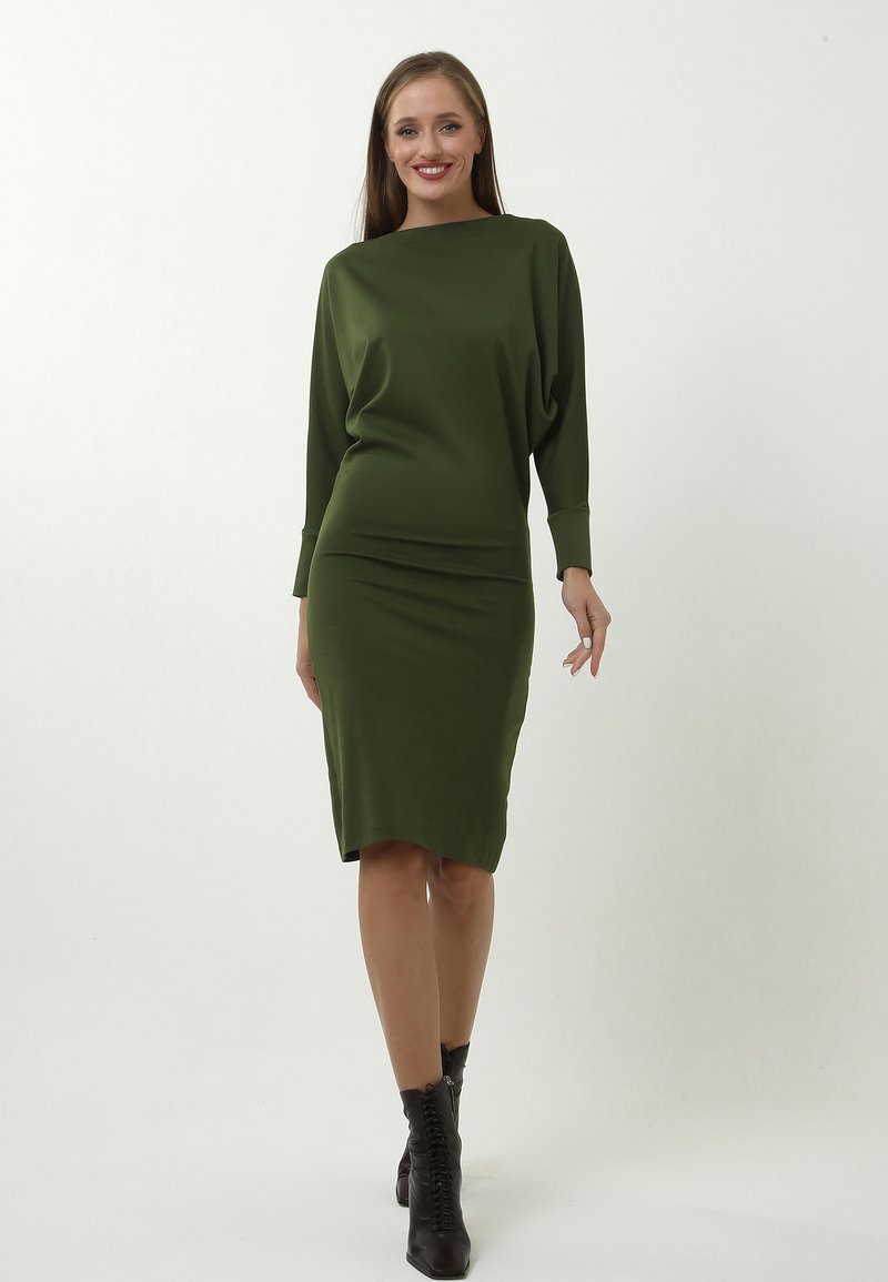Damen Kleider | Madam-T GERAEtuikleidkhakifarben/khaki - ZE47227 Damen Kleider | Madam-T GERAEtuikleidkhakifarben/khaki - ZE47227