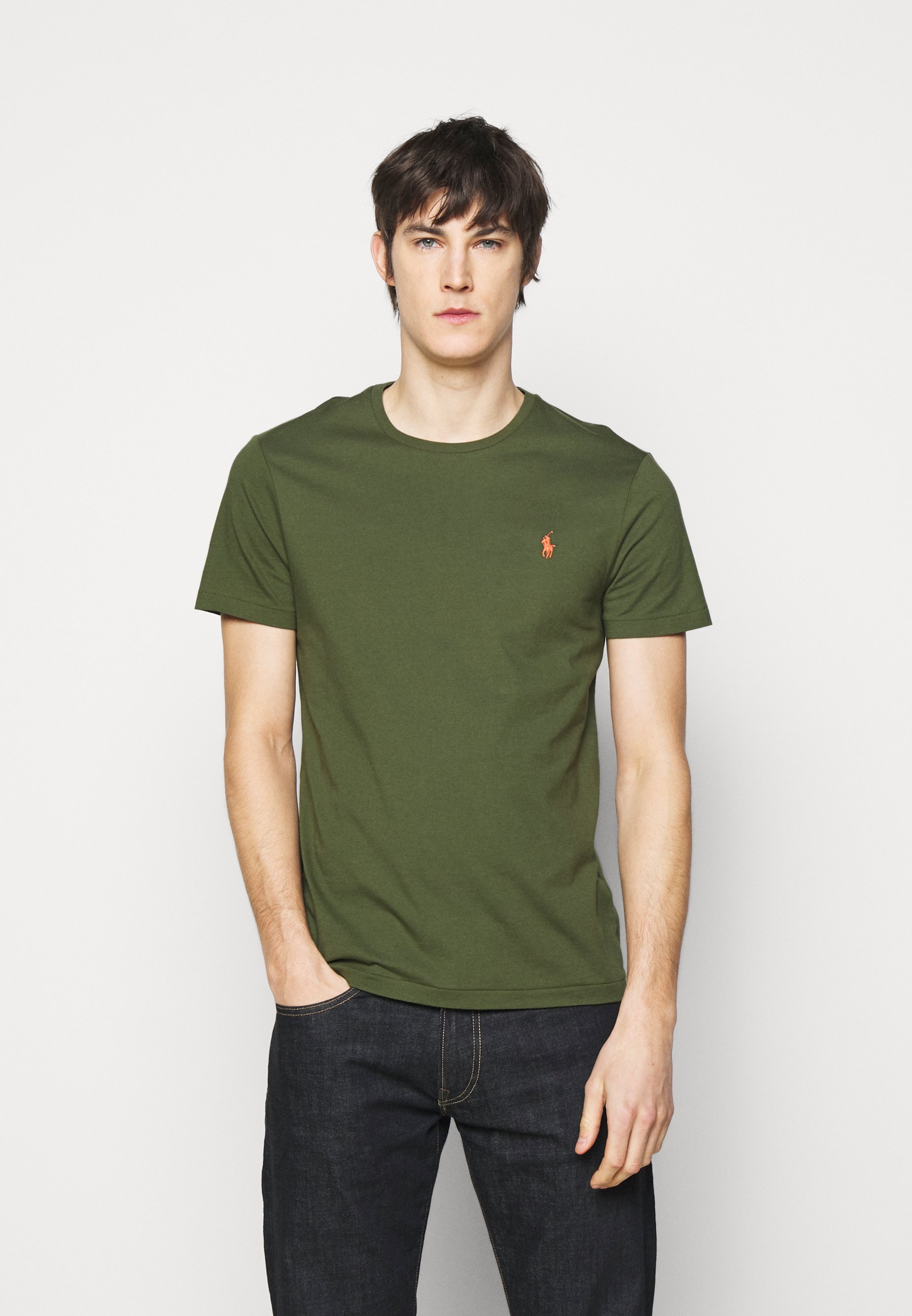 polo ralph lauren olive green t shirt