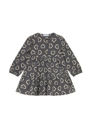 PUNTO ESTRUCTURA  - Vestido de punto - gris