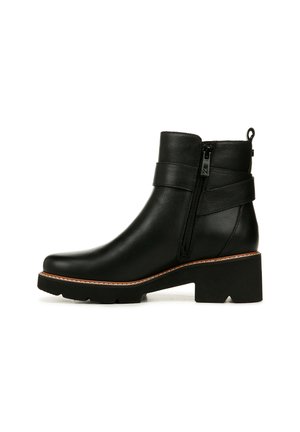 DARRY-STRAP - Platform ankle boots - black leather