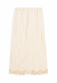 FLOWING WITH BLONDE - A-snit nederdel - beige