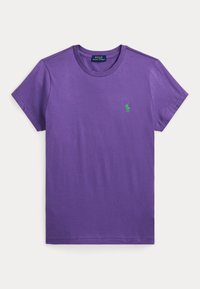 CLASSIC FIT COTTON JERSEY CREWNECK TEE - T-shirt basique - purple/cactus