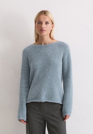 LONGSLEEVE BOAT NECK - Pullover - slate blue