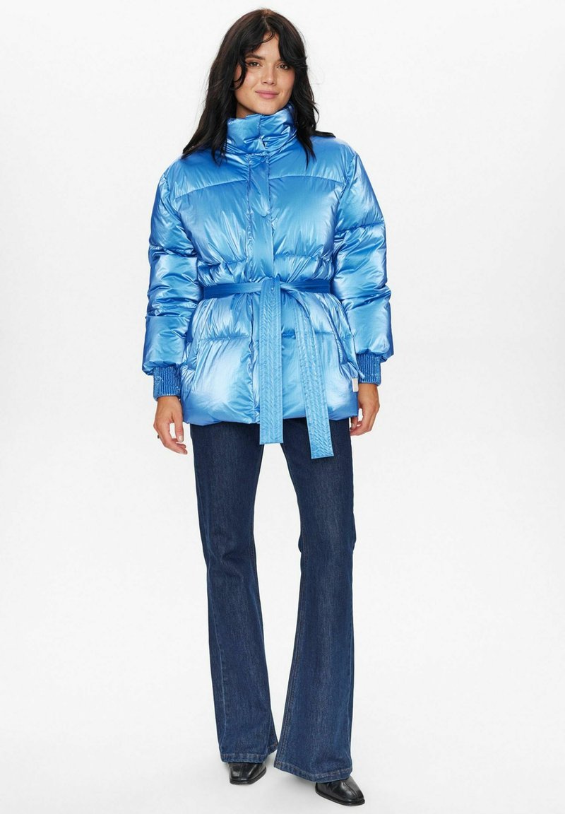 Numph Winterjas blauw