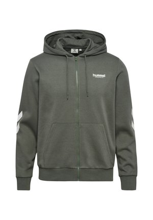 Hummel, HUMMEL HMLLEGACY 2.0 ZIP HOODIE - Zip-up sweatshirt - castor gray