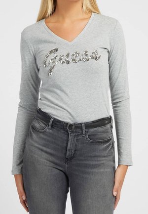 Langærmet T-shirt - grey