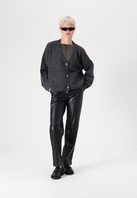 Aware VMGEMMA V-NECK VMA NOOS - Cardigan - dark grey