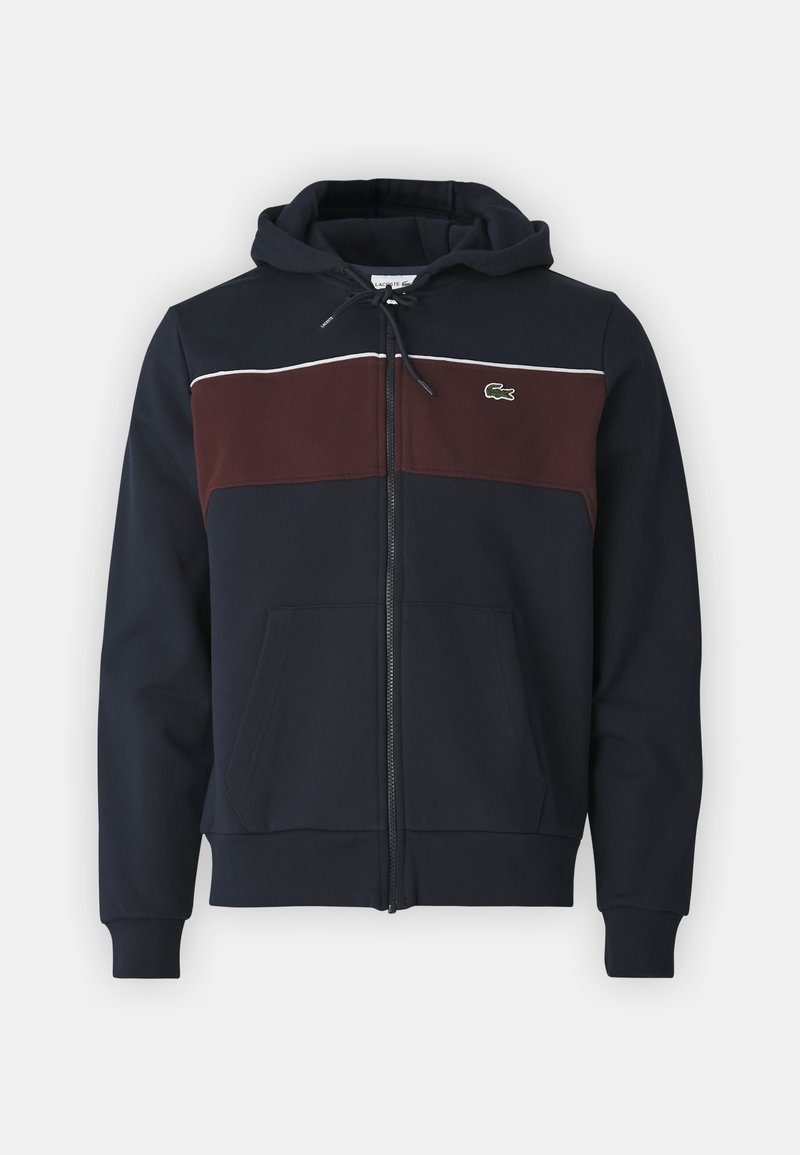 Lacoste Sweater met rits donkerbruin Lacoste Sweater met rits donkerbruin