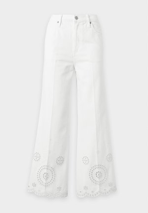 FRAME, THE EYELET - Τζιν καμπάνα - white