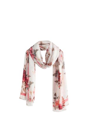 Next LIGHTWEIGHT  - Šála - cream red floral print