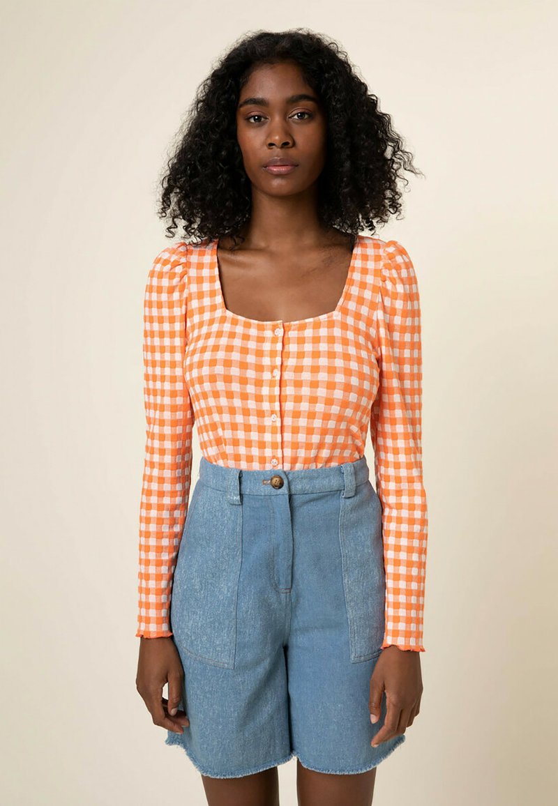 Damen T-Shirts | FRNCH FATIA Langarmshirt orange - FL84961 Damen T-Shirts | FRNCH FATIA Langarmshirt orange - FL84961