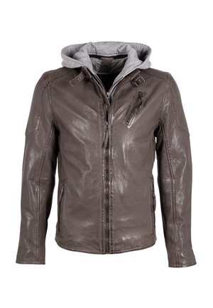 GMCOOPA RF - Giacca di pelle - dark taupe