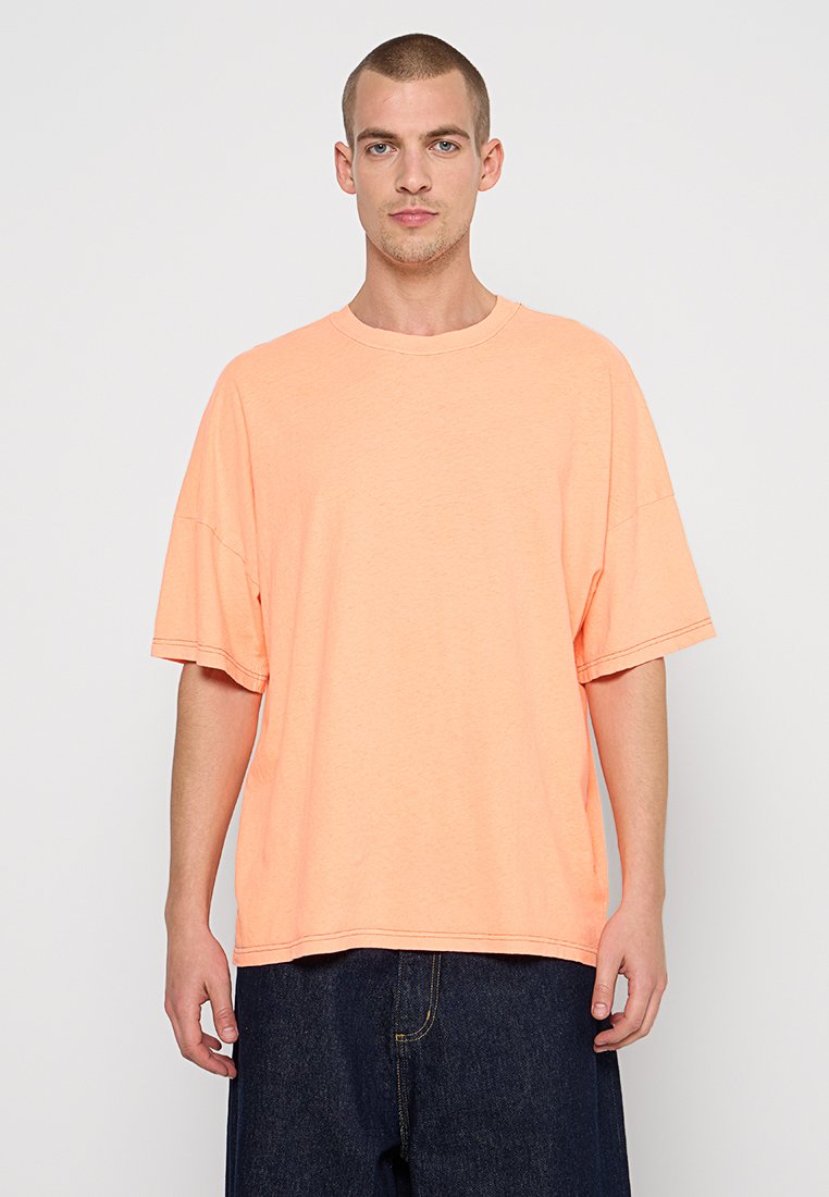 American vintage T-shirt basic oranje