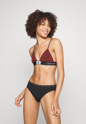 Calvin Klein Underwear MODERN BIKINI 2 PACK 1996 COTTON - Slip - black/grey heather