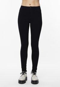 Pieces Vaqueros pitillo - black